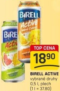 Nealkoholické pivo ochucené Active Birell