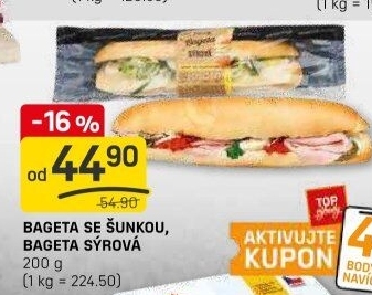 Obložená bageta