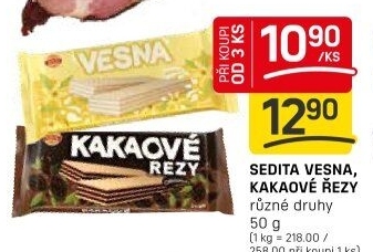 Oplatky Vesna Sedita