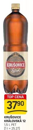 Pivo světlý ležák Královský 12° Krušovice
