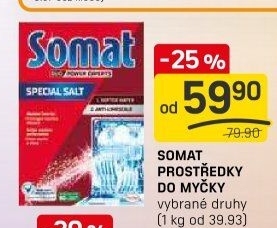 Prostředky do myčky Somat