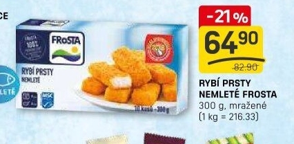 Rybí prsty nemleté mražené Frosta