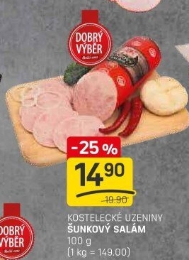 Salám šunkový Dobrý výběr