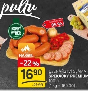 Špekáčky premium Dobrý Výběr