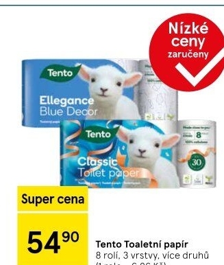 Toaletní papír 3vrstvý Tento