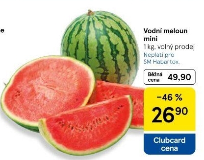 Meloun vodní Baby - Tesco akcniletaky.com