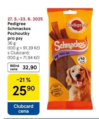 Pamlsky pro psy Schmackos Pedigree