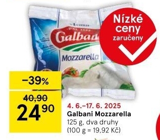 Sýr Mozzarella Galbani