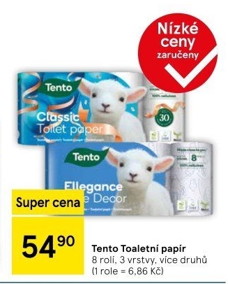 Toaletní papír 3vrstvý Tento