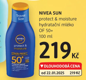 Mléko na opalování hydratační OF 50+ Protect&amp