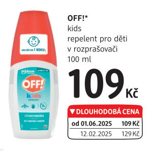 Repelent na komáry a klíšťata dětský Off!