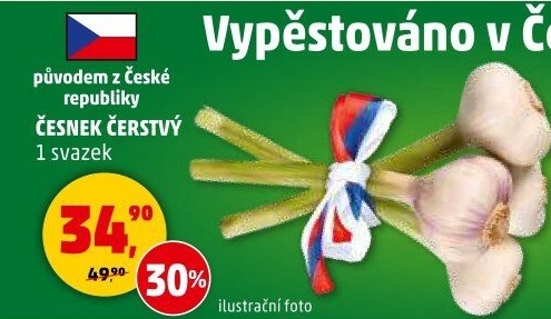 Česnek čerstvý český svazek