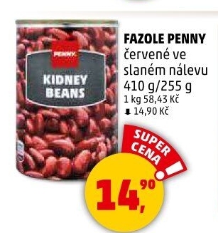 Fazole červené Penny