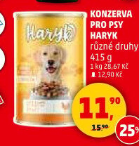 Konzerva pro psy Haryk