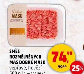 Mleté maso mix Dobré maso
