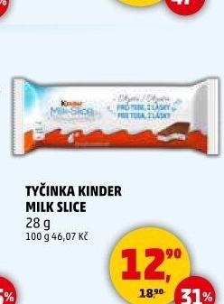 Řez mléčný Kinder