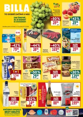 akční leták BILLA 4.6.2025-10.6.2025