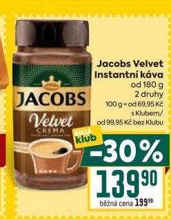 Instantní káva Jacobs Velvet