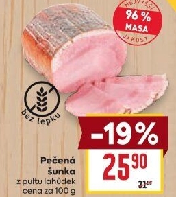 Pečená šunka nejvyšší jakosti