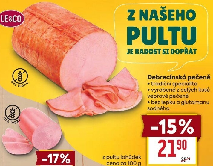 Pečeně debrecínská LE&amp