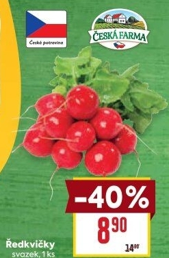 Ředkvičky svazek Česká farma