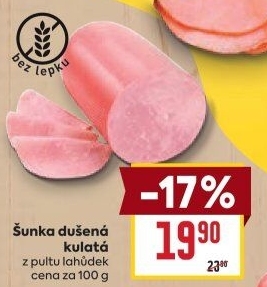 Šunka dušená kulatá