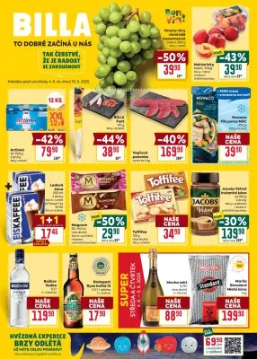 akční leták BILLA 4.6.2025-10.6.2025