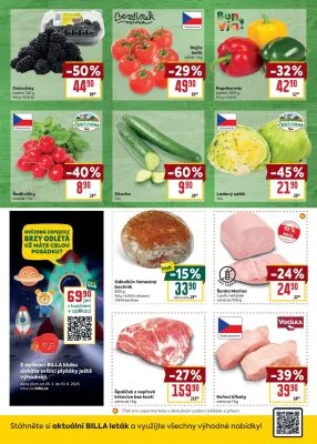 akční leták BILLA 4.6.2025-10.6.2025