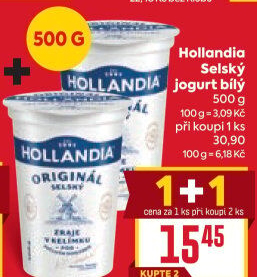 Bílý jogurt selský Hollandia