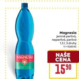 Přírodní voda Magnesia