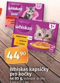 Kapsičky pro kočky Whiskas