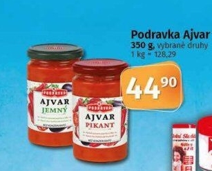 Omáčka Ajvar Podravka