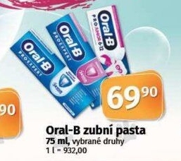 Pasty na zuby Oral-B