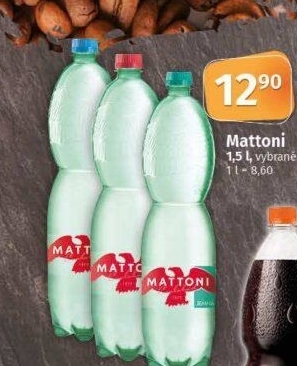 Přírodní voda Mattoni