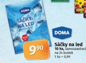 Sáčky na led Doma Coop