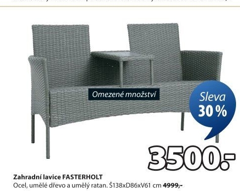 Zahradní lavice Fasterholt