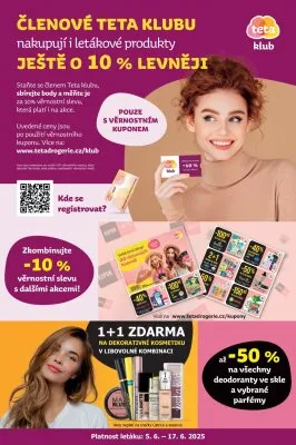 akční leták Teta drogerie 5.6.2025-17.6.2025