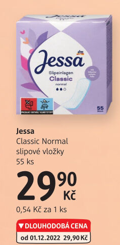 Vložky dámské slipové Jessa