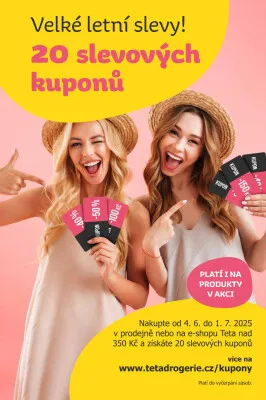 akční leták Teta drogerie 5.6.2025-17.6.2025