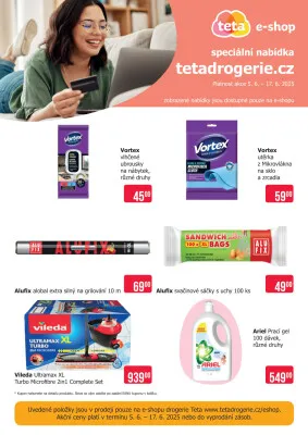 akční leták Teta drogerie 5.6.2025-17.6.2025