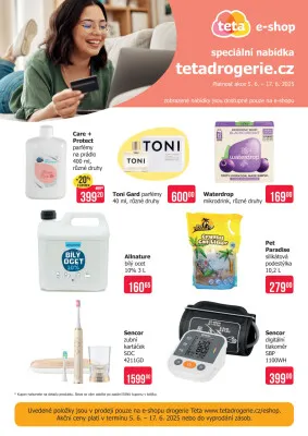 akční leták Teta drogerie 5.6.2025-17.6.2025