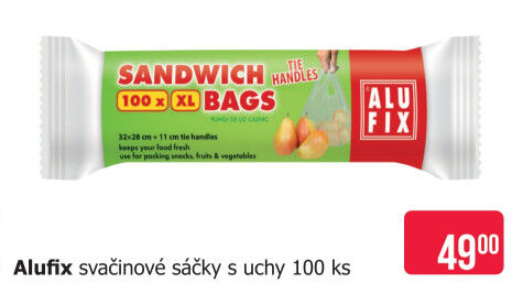 Sáčky svačinové s uchem Alufix