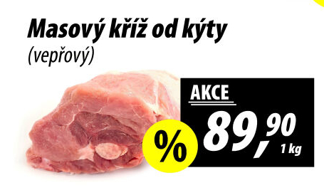Masový kříž od kýty vepřový