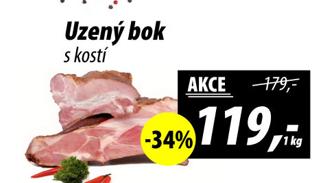 Uzený bok s kostí
