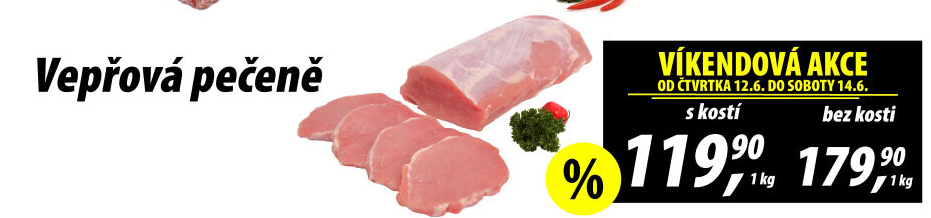 Vepřová pečeně s kostí