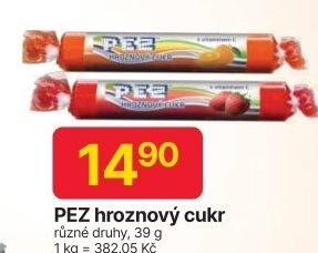 Bonbony z hroznového cukru PEZ