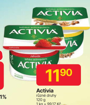 Jogurt ochucený Activia Danone