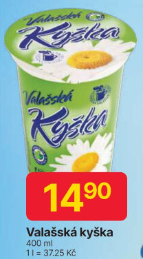 Valašská kyška Mlékárna Valašské Meziříčí