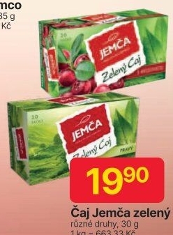 Zelený čaj Jemča