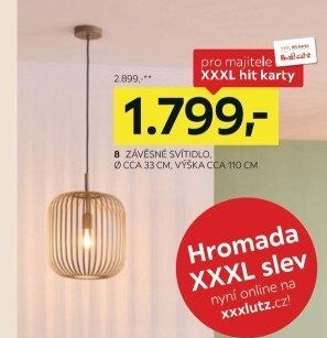 ZÁVĚSNÉ SVÍTIDLO
